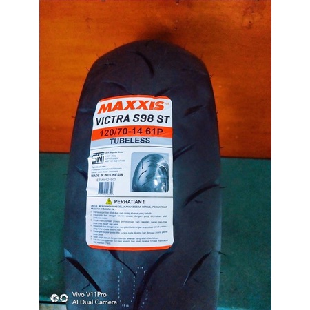 BAN MAXXIS 120-70-14 VICTRA S98 ST TUBELES BAN LUAR MAXXIS VICTRA 120 70 14 S98 ST TUBELES