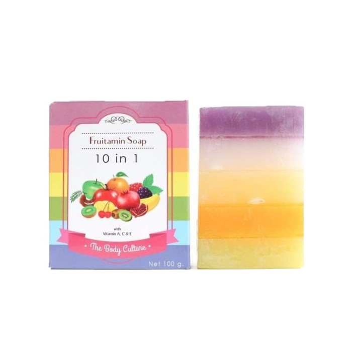 Sabun Pemutih varian buah - Fruitamin Soap 10 in 1