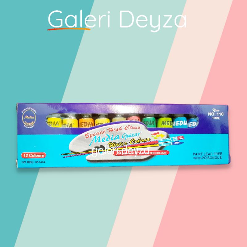 

Alat tulis - CAT AIR MEDIA GUITAR 12 WARNA cat lukis