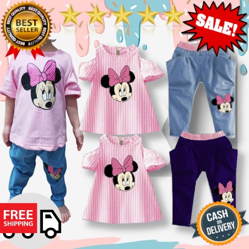 VISION ONLINE-SET BAJU DAN CELANA ANAK PEREMPUAN 1 2 3 4 TAHUN MURAH KEKINIAN//MODEL KOREA BAYI LUCU