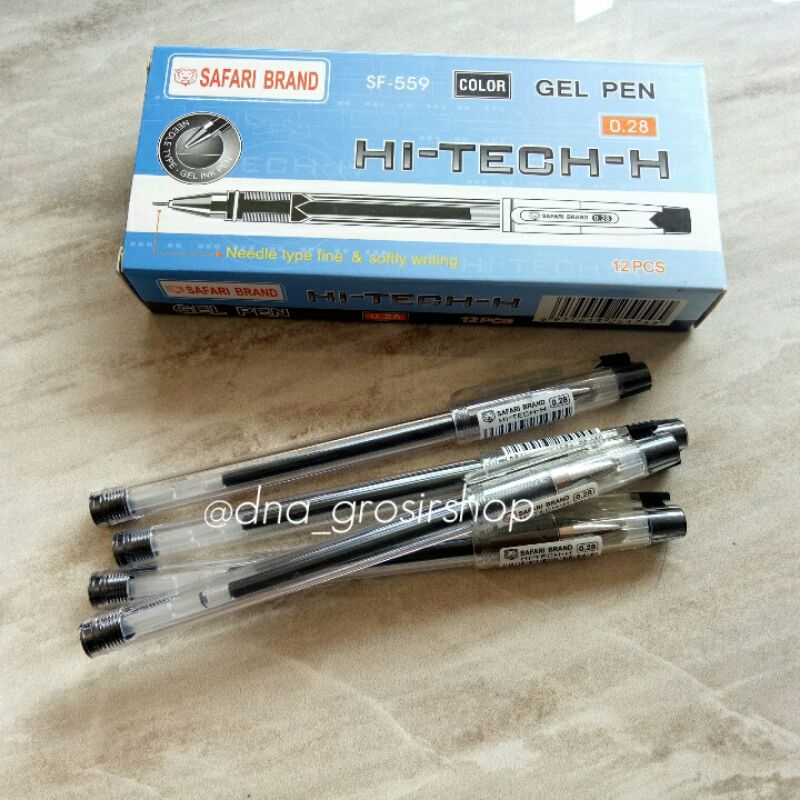 

(1 Pcs) Pulpen / Bolpen / Gel Pen Hitech Safari Brand SF-559