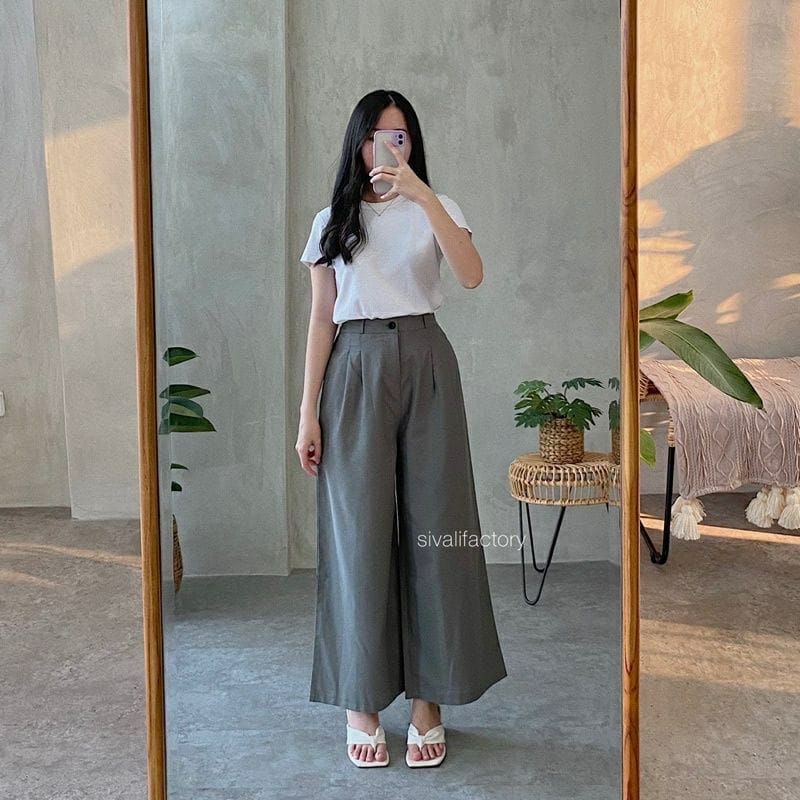 KULOT LINEN HIGHWAIST SEOUL/KULOT LINEN LAURA SLIM KULOT HIGHWAIST/KULOT LINEN SEOUL