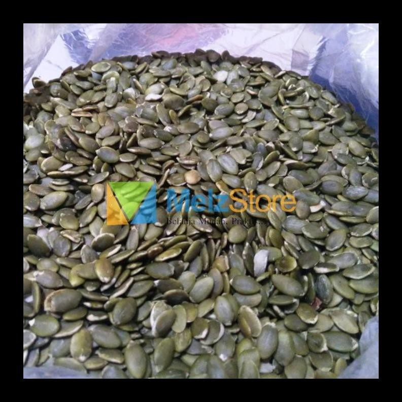 

SALE! BIJI LABU PUMKIN SEED KWACI MENTAH IMPORT REPACK 1KG MURAH