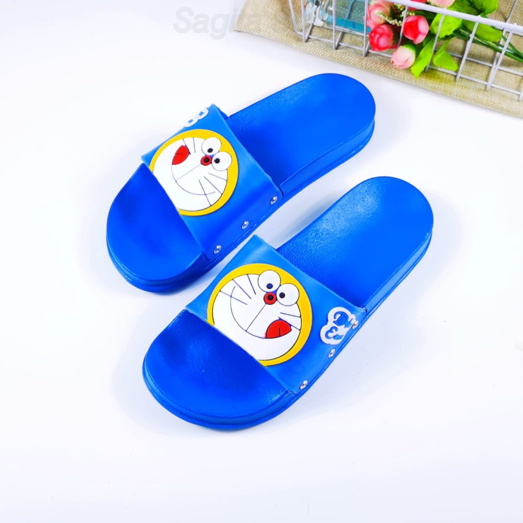  Doraemon  Matte Sandal  Slipper Wanita Cute Shopee  Indonesia