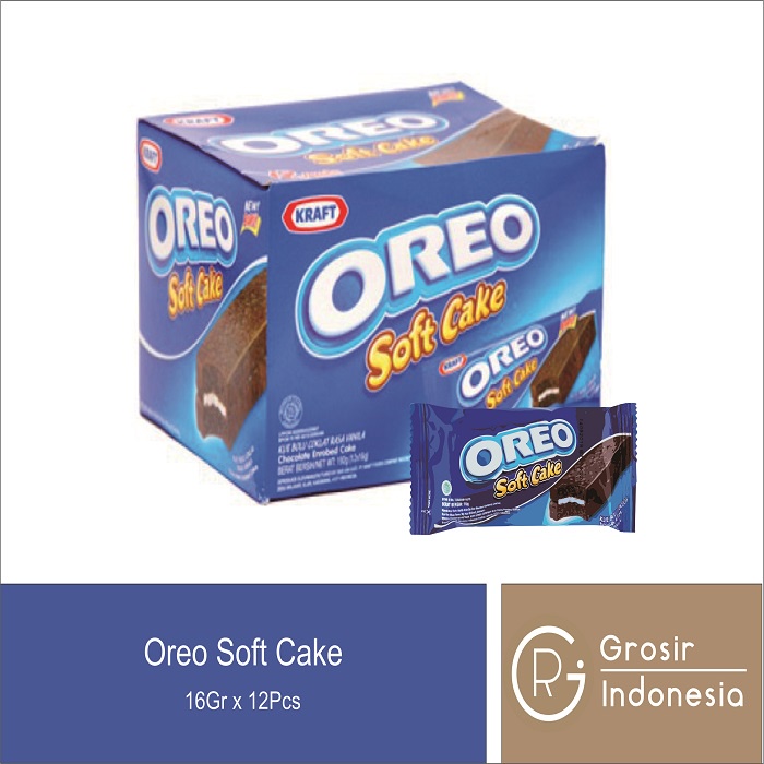 

Oreo Soft Cake Kotak isi 12 Pcs