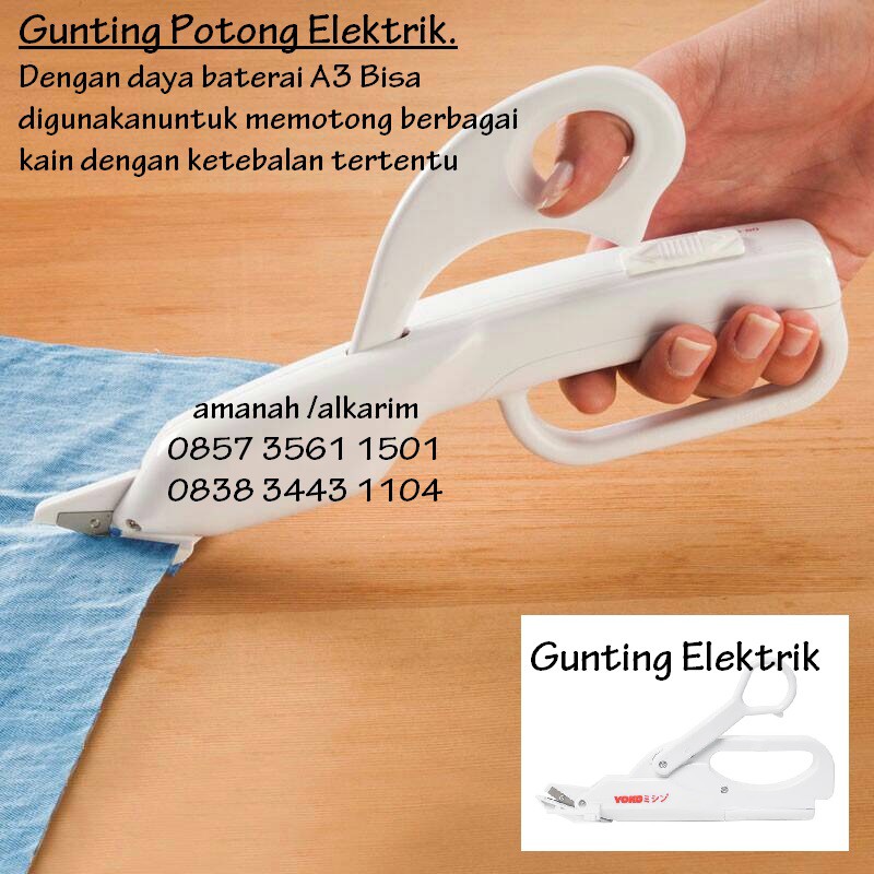 GUNTING POTONG KAIN ELEKTRIK