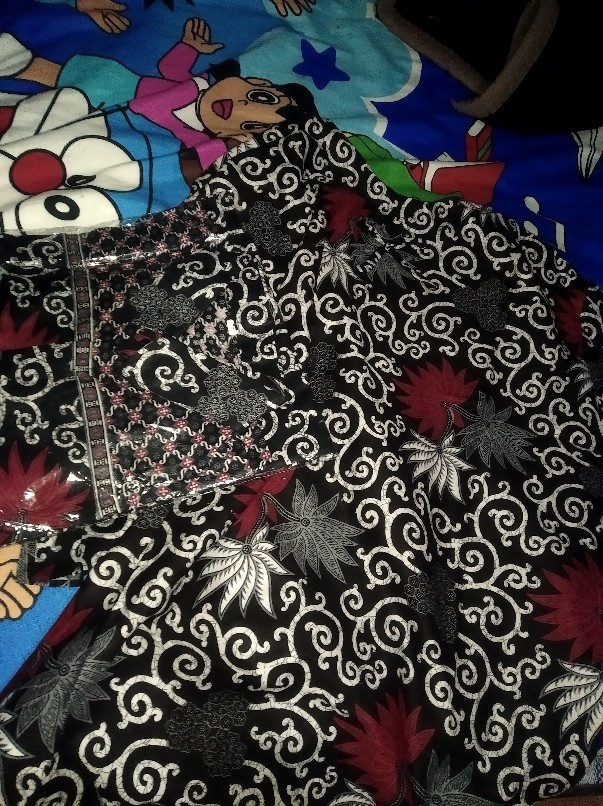 Maura Couple - Sania Ruffle Batik Couple Ori Asli Pekalongan Termurah