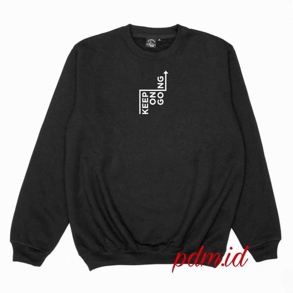 Sweater Crewneck Pria Terbaru Unisex Warna Hitam Jaket Cronek Cowok Cewek Original Distro Bandung Switer Crewnek Oversize Korean Stel Bahan Cottoon Tebal SIZE M L XL XXL JUMBO