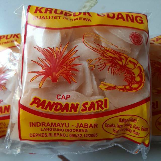 

Krupuk udang pandan sari 200g