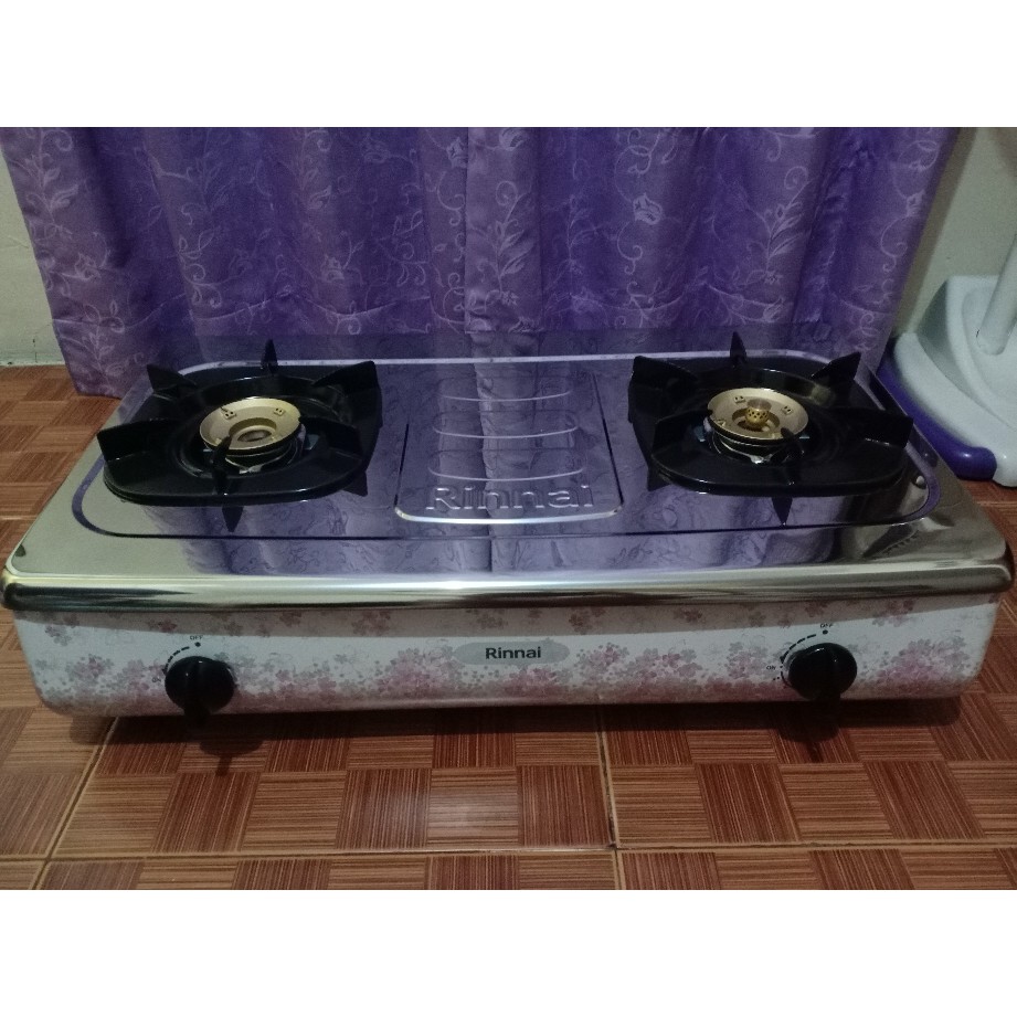 Kompor Rinnai RI-712AF - Kompor Gas 2 Tungku kompor gas Rinnai - Free Selang Regulator Quantum