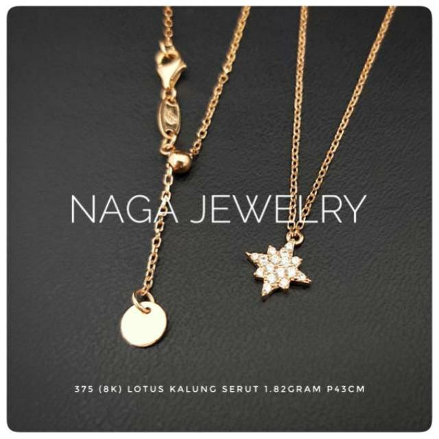 KALUNG LOTUS SERUT EMAS SETENGAH TUA 375
