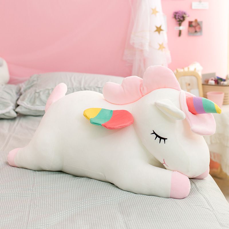 【Ready Stock】Boneka Soft Lying Unicorn Jumbo Ukuran 50cm