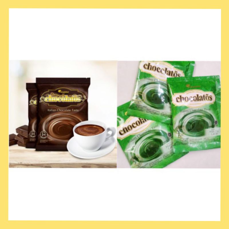 

Chocolatos Drink Chocolate/Matcha Renceng(10 sachet)