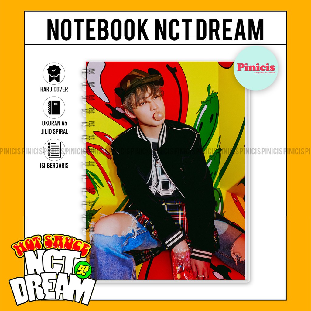 

NCT Dream hot sauce NOTEBOOK / BUKU TULIS MARK JISUNG JENO JAEMIN RENJUN HAECHAN CHENLE