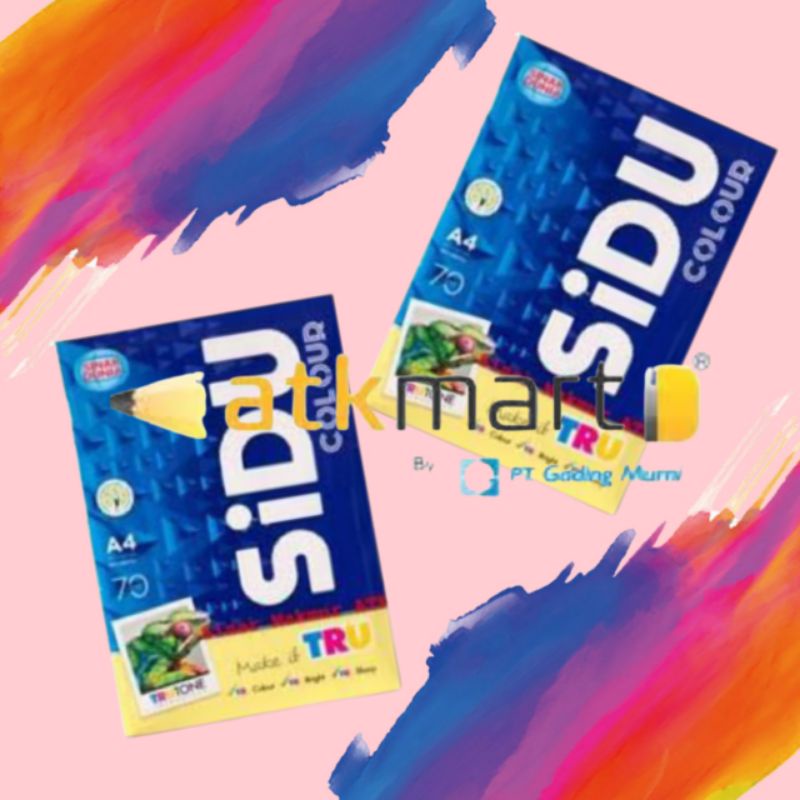 

SIDU KERTAS HVS WARNA KUNING 70 Gr A4