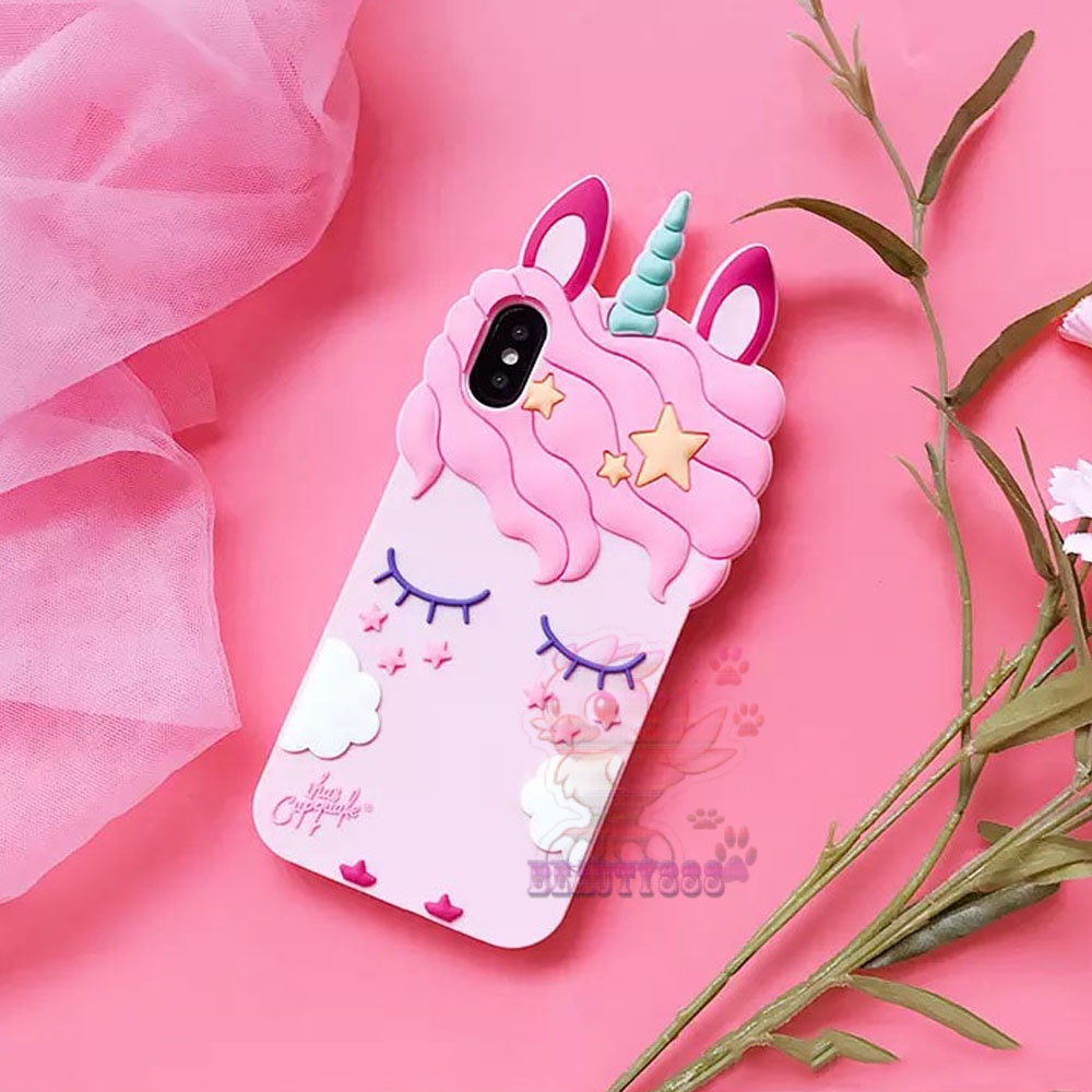 Silikon 3D Unicorn Infinix Smart 2 X5515 Cute Case SiliKon Karakter 4D Infinix X5515 Soft Case Lucu