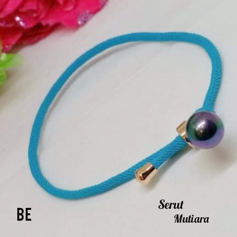 Gelang TITANIUM Pandora Serut Mutiara Varian Warna (COD)