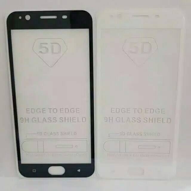 TEMPERED GLASS 9D FULL COVER FULL GLUE OPPO A39 F1S