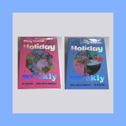 WEEEKLY PLAY GAME : HOLIDAY MINI ALBUM VOL. 4 OFFICIAL - WEEEKLY ALBUM OFFICIAL - KPOP ALBUM