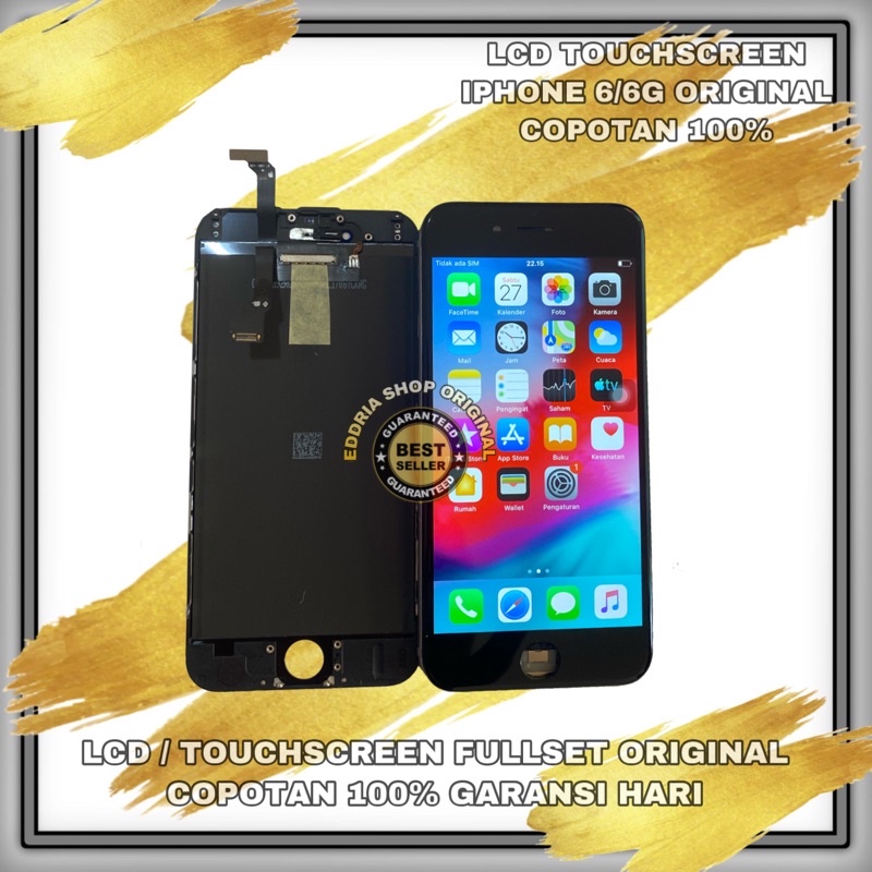 Lcd Layar Touchscreen Iphone 6 / 6G Copotan