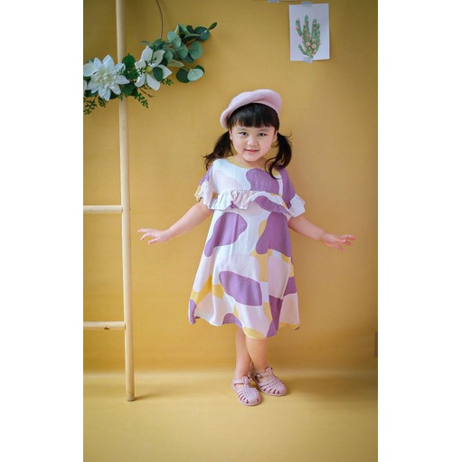 Dress Anak Perempuan Bahan Rayon / Daster Rayon anak perempuan Usia 6 bulan - 5 Tahun Part 2