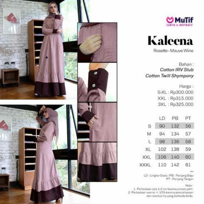 PROMO DISKON TERBARU GAMIS MUTIF KALEENA
