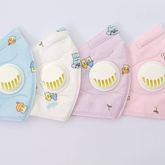 N95 MASKER ANAK 4 ply  ( 3 - 12 th ) pm 2.5  - 1 pcs