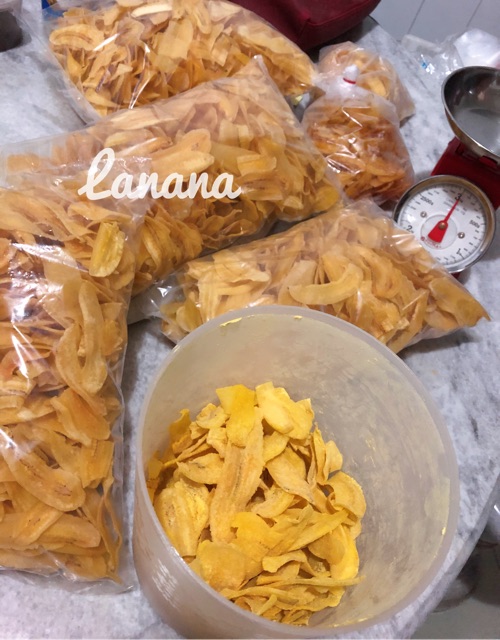 Homemade Keripik Pisang Manis / Gurih Asin 500gr LANANA