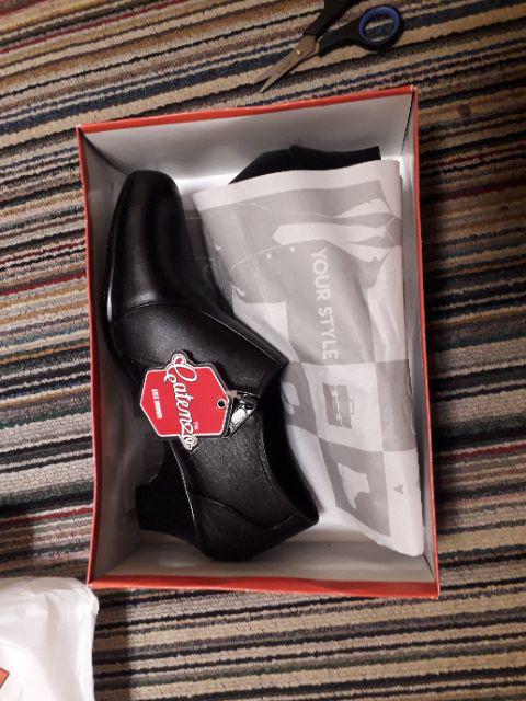 Sepatu Formal / Pantofel / Kerja Wanita Kulit Hitam Catenzo Us 025 Ori