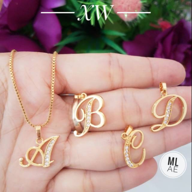 Kalung xuping alfabet