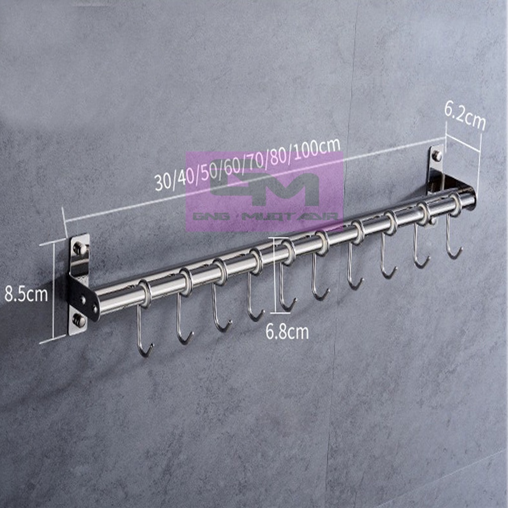 Gantungan spatula sodet serbaguna full stanlist 50 cm