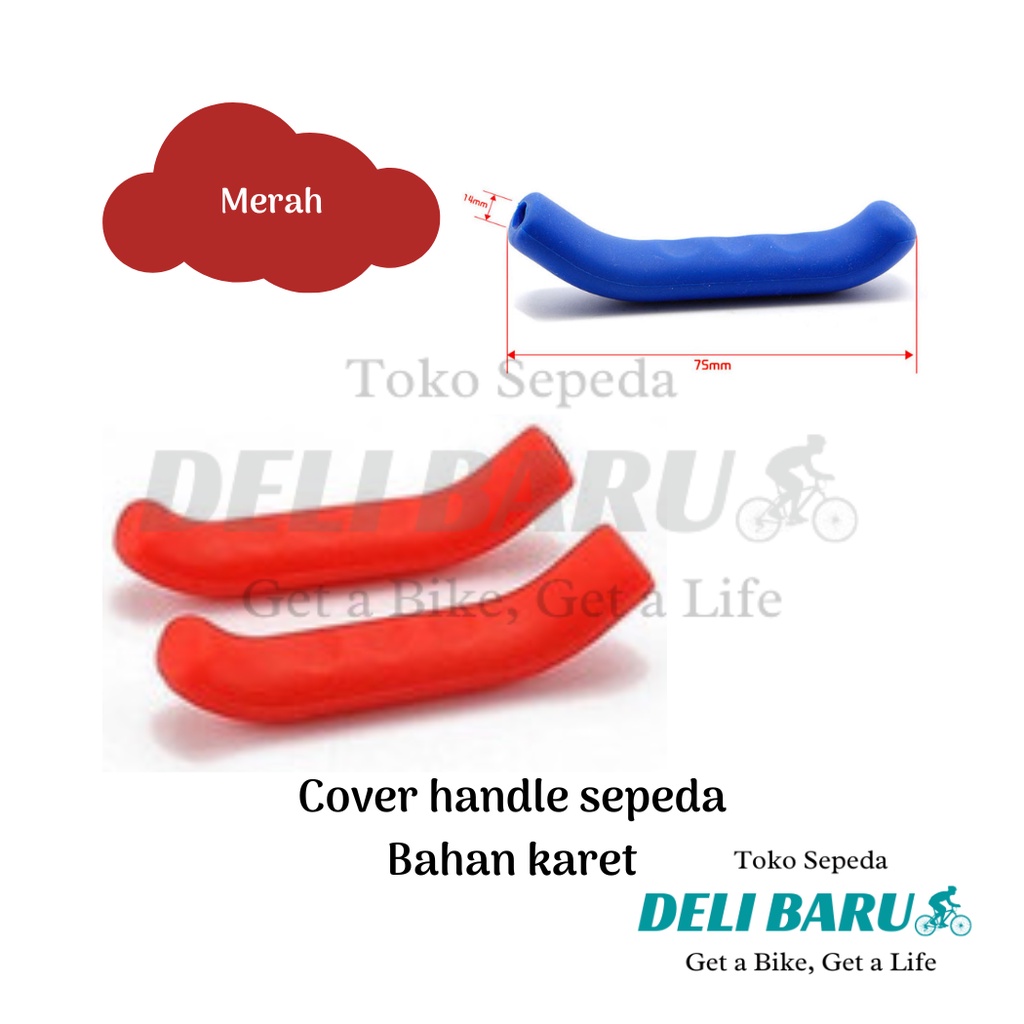 Delibaru Cover handle pelindung pegangan rem silikon warna sepeda