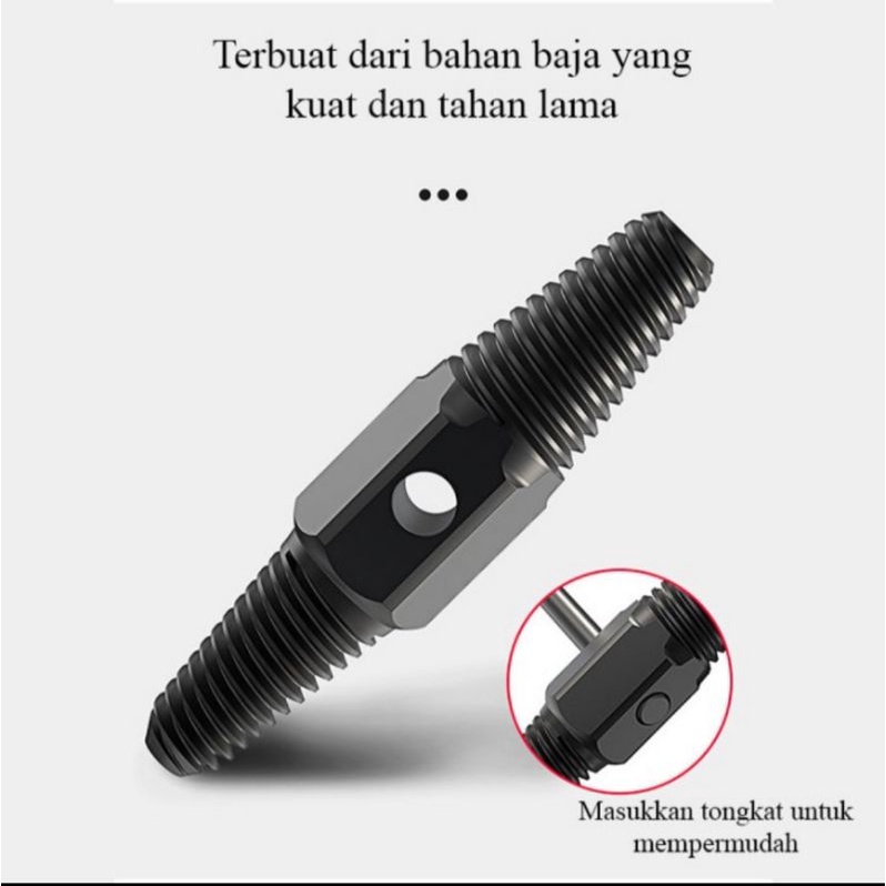 Alat Cabut Keran Patah Alat Pembuka Keran Rusak Doll Pipa Exctractor