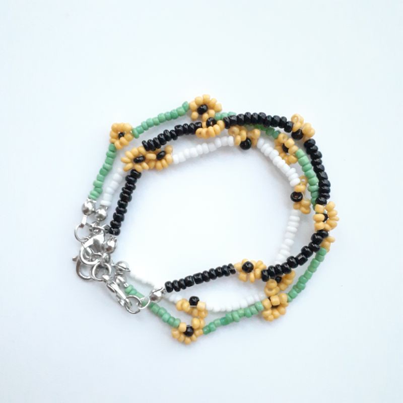 GELANG DAISY FLOWERS | GELANG KOREA SIMPEL