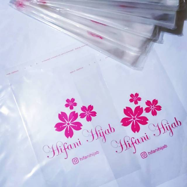 

PLASTIK OPP 18X28 , 18x23 dan 20x25 TEBAL + SABLON