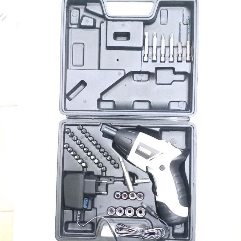 X-POWER CORDLESS SCREWDRIVER Obeng Baterai Cas / Bor Tangan Mini Multifungsi Kerajinan Tangan