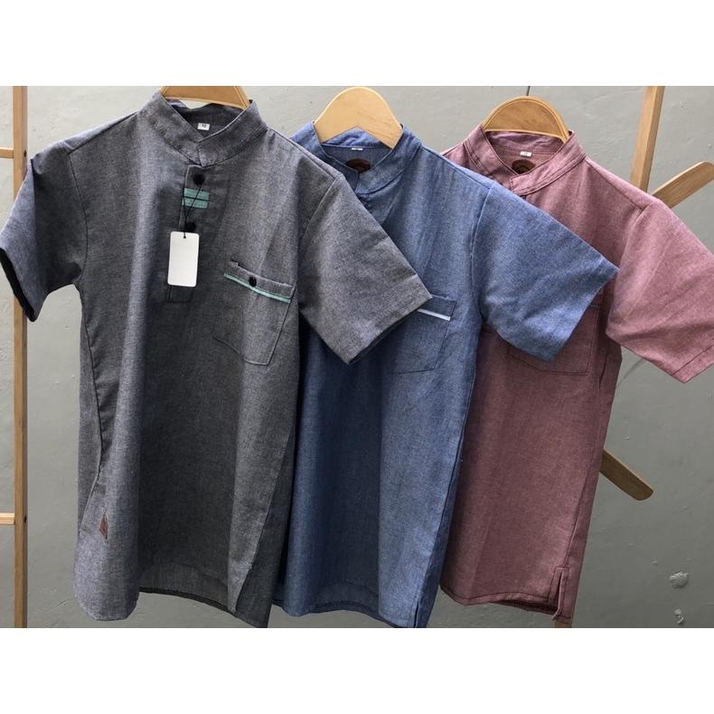 Setelan Koko Anak Bahan Oxford