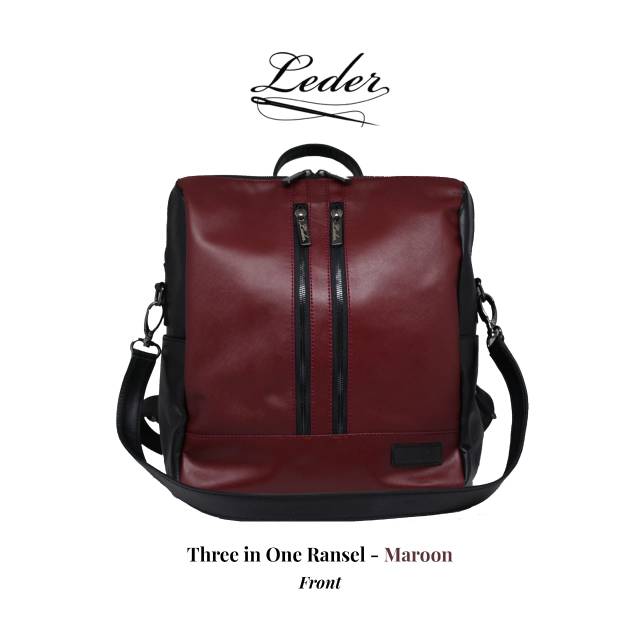 Three in One Ransel by Leder