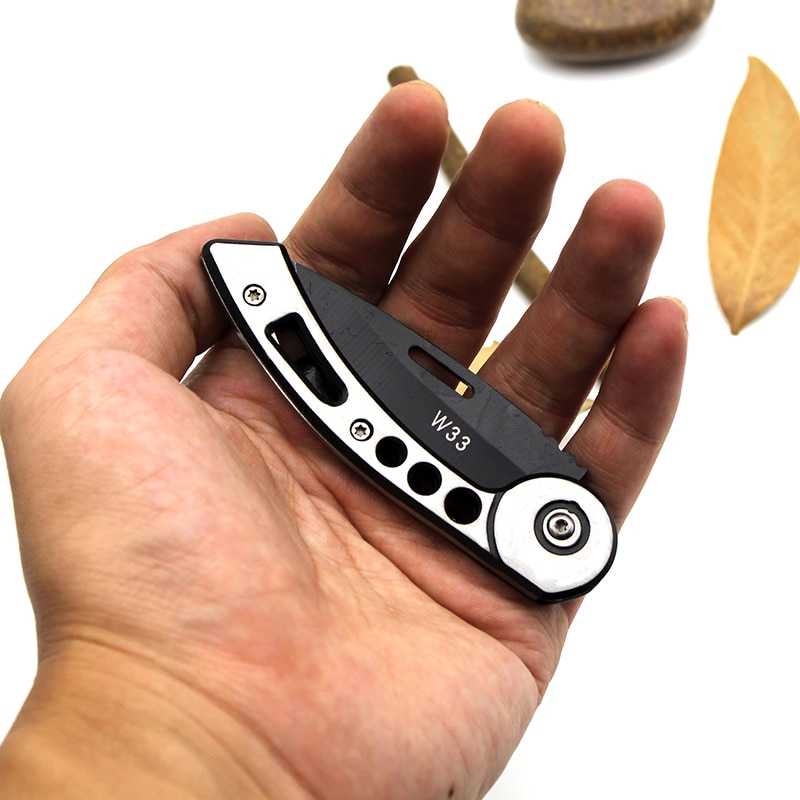 Pisau Saku Lipat Mini Serbaguna Knife Survival Outdoor Stainless