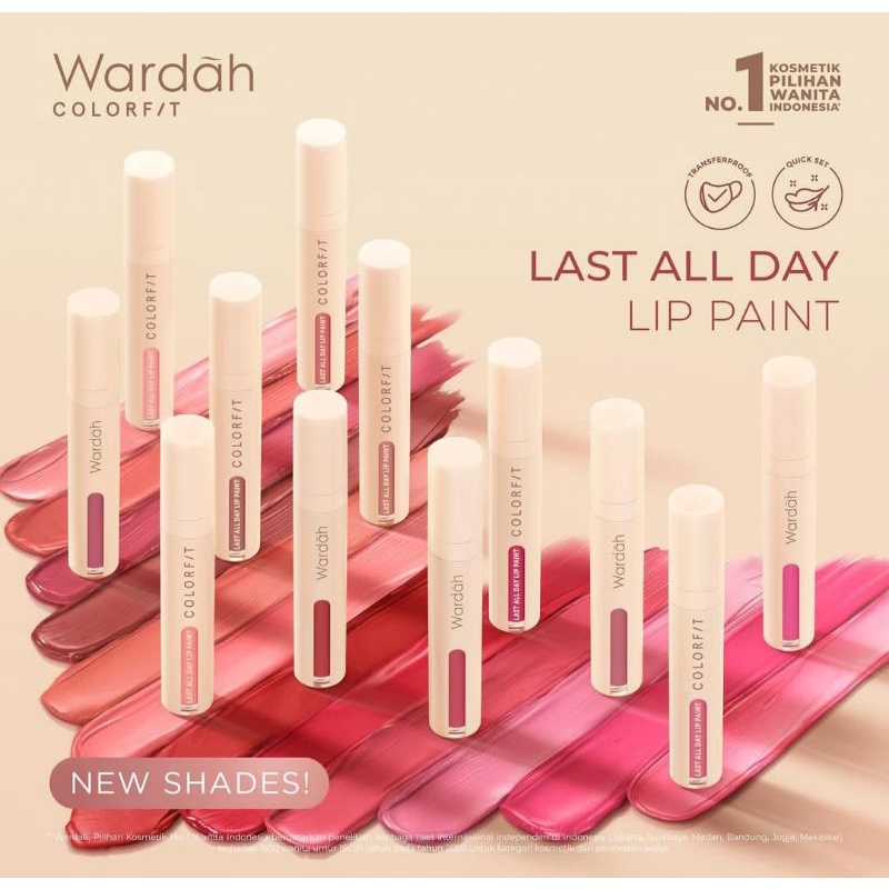 Wardah Colorfit Last All Day Lip Paint