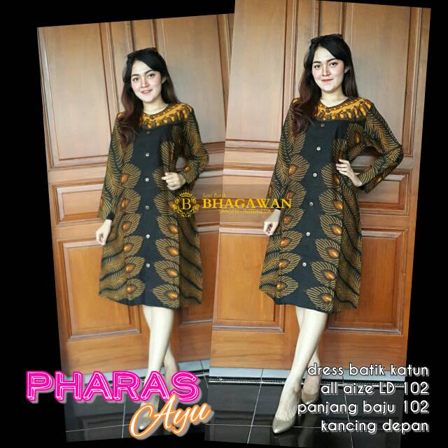 Model Baju  Dress Batik Natal 