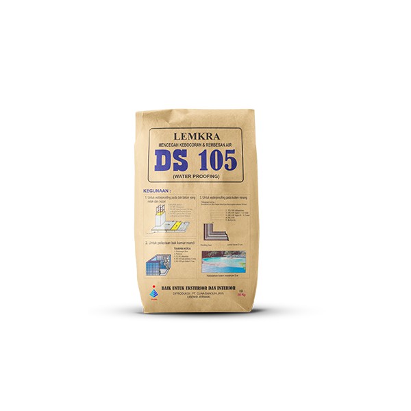 SEMEN WATERPROOFING ANTI BOCOR DAN REMBES LEMKRA DS 105 / 5 KG