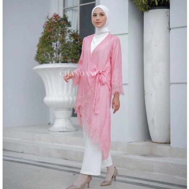 chandani.id • DEDARI OUTER-viscose polos. outer kondangan. kebaya wisuda. outer brokat. by chandani