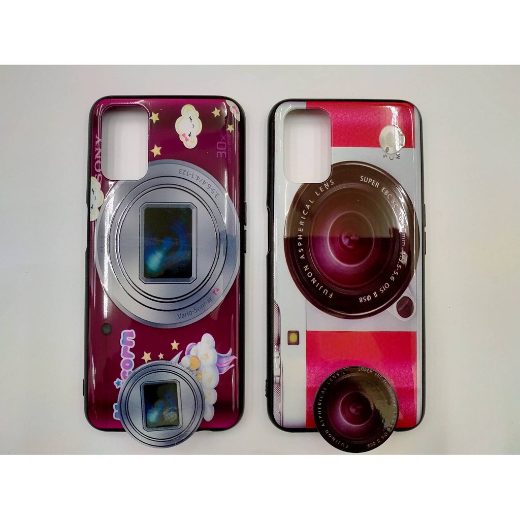 Casing OPPO A52 A72 A92 Case Fuze Casing Camera GRATIS Popsocket Karakter Lucu