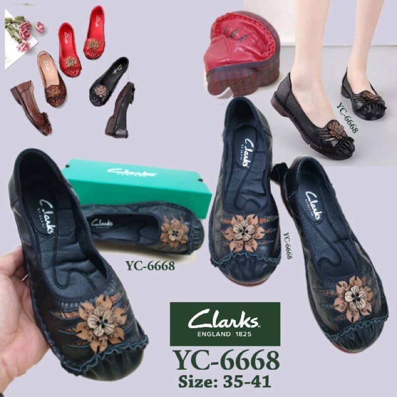 Clarks YC-6668 Milkweed Flower Flat