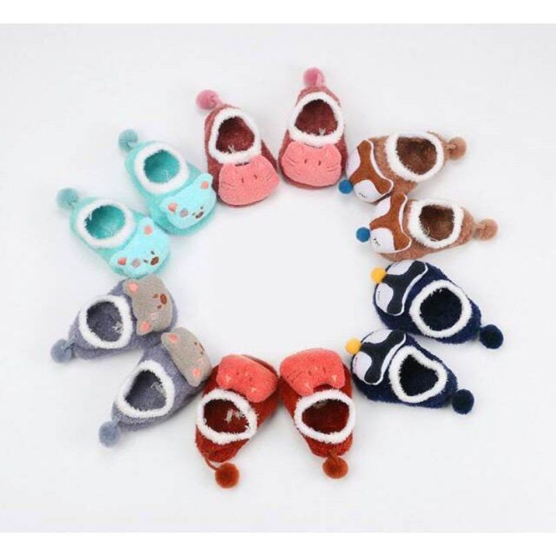 KAOS KAKI KOREA BULU ANAK MOTIF KARAKTER BINATANG BABY SOCKS PREMIUM | FADHILAH SHOP BJB