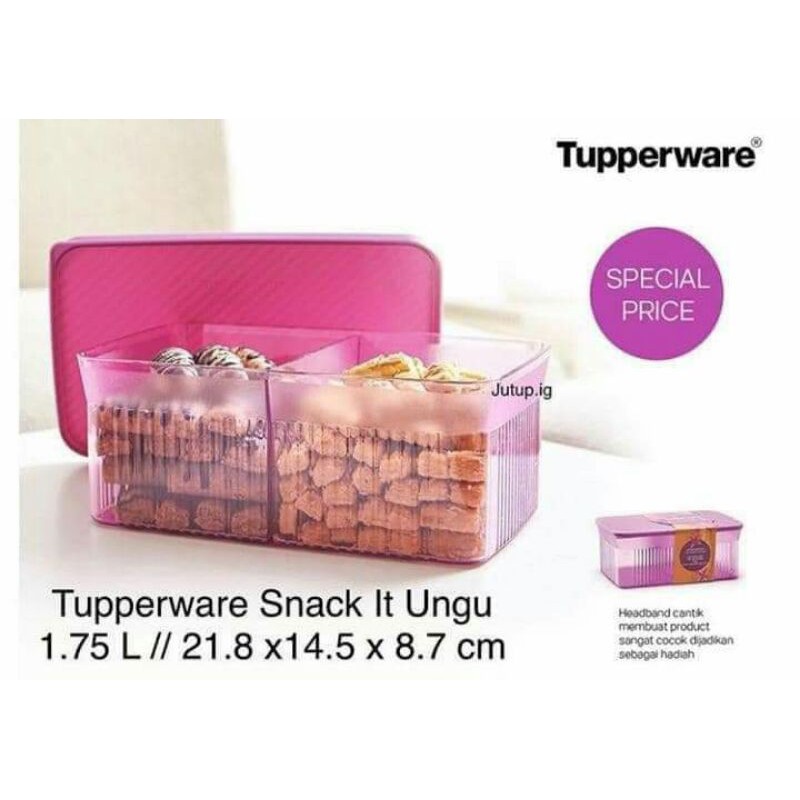 Snack It Ungu NEW ORI 100% Tupperware