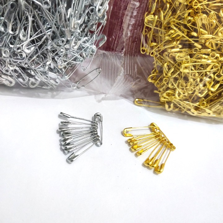 JARUM PENITI / PENITI KECIL MINI / PENITI EMAS / PENITI SILVER / PENITI BAJU / VARIASI PENITI POLOS