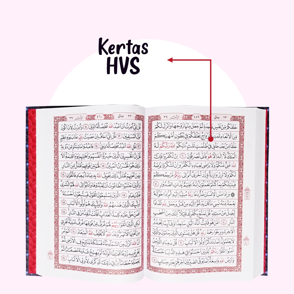 AL-QURAN SEDANG MUSHAF AT-TUHFAH TILAWAH HVS HC-4