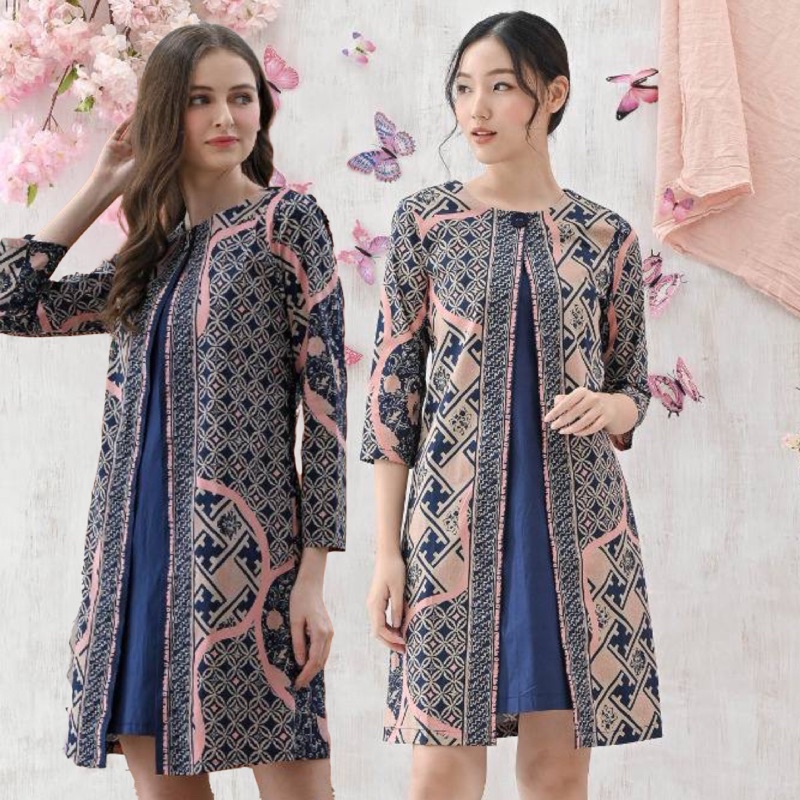 Dress Batik 252 BNI /Batik Wanita Jumbo